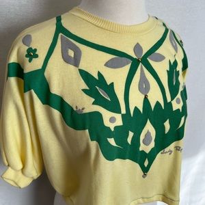 Short Sleeve Vintage Sweater